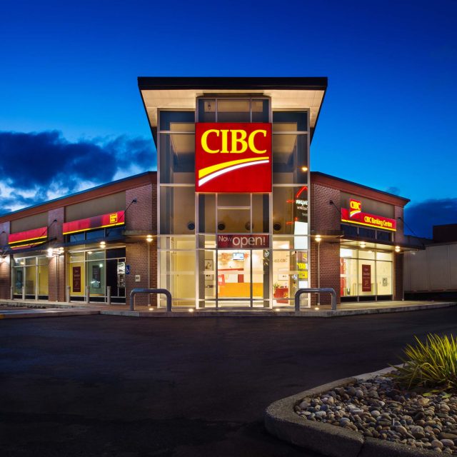 CIBC Bank Commercial Exterior Design | Summit Brooke Construction