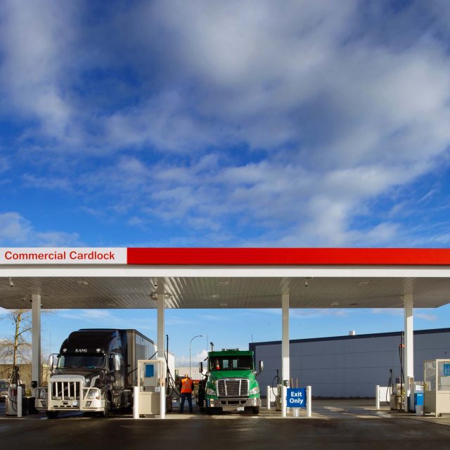 Esso Cardlock Commercial Exterior by Keystone Architecture