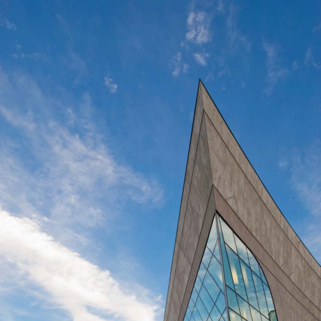 Surrey Centre Library Exterior Detail by Bing Thom Architects