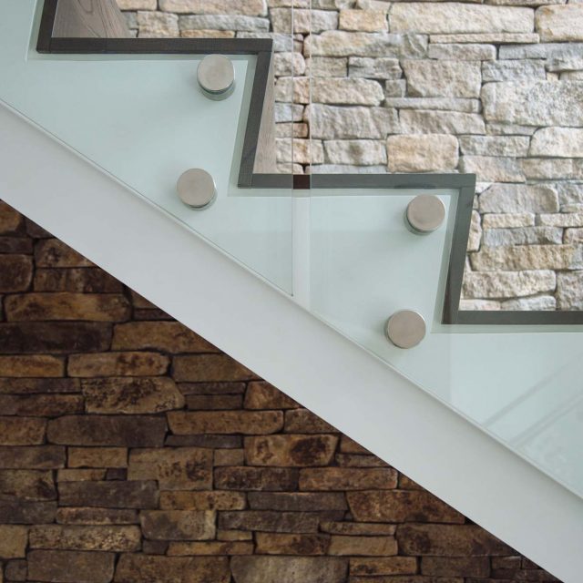 Contemporary Stair Detail by Rockridge Fine Homes