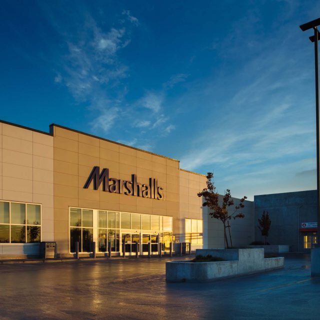 Marshall's Retail Store Exterior by Summit Brooke Construction