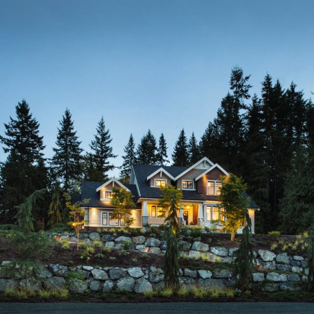 Custom Traditional Home Exterior by Rockridge Fine Homes