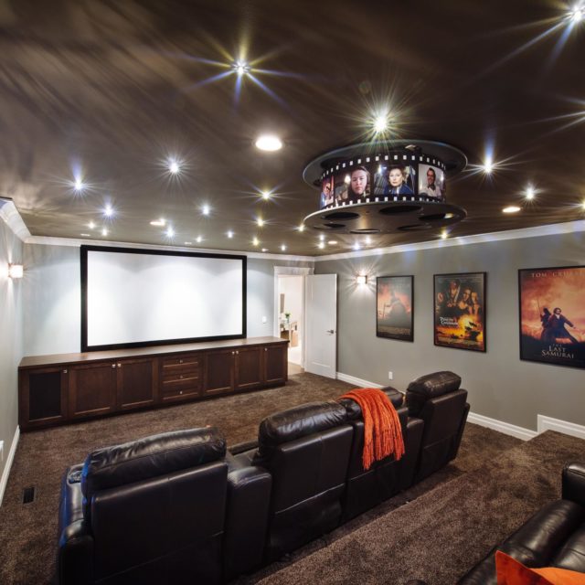 Home Theater Interior Design | Kenorah Design + Build