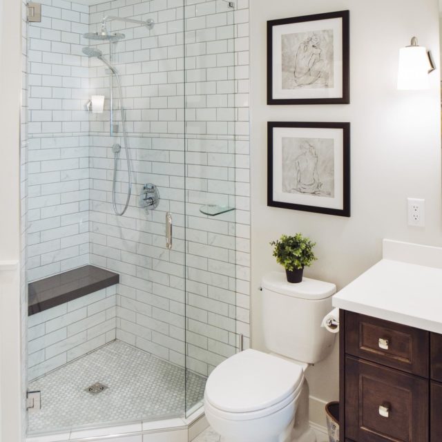 Bright Bathroom Renovation by Pro-Pack Contracting & Design